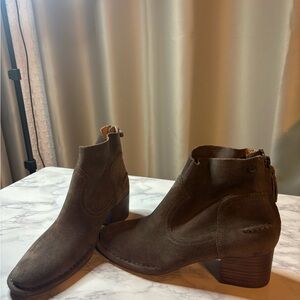 Brown Suede UGG Ankle Boots